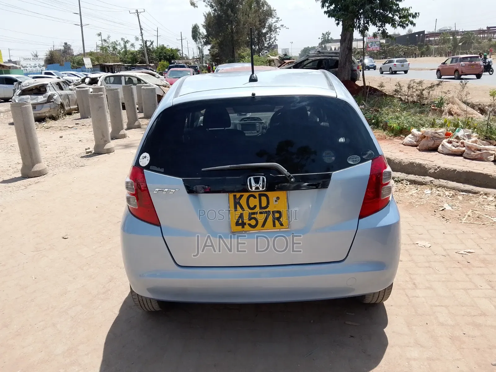 Honda Fit 2008 Blue
