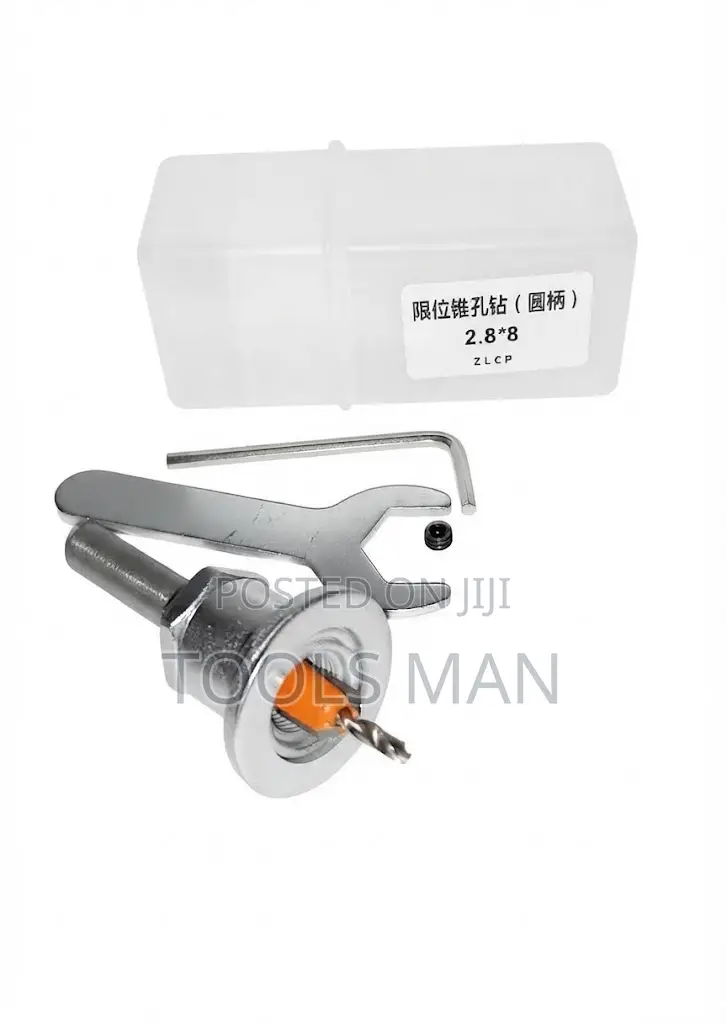 Adjustable Wood Countersink Drill Bit With Depth Stopper – 2.8mm X 8mm