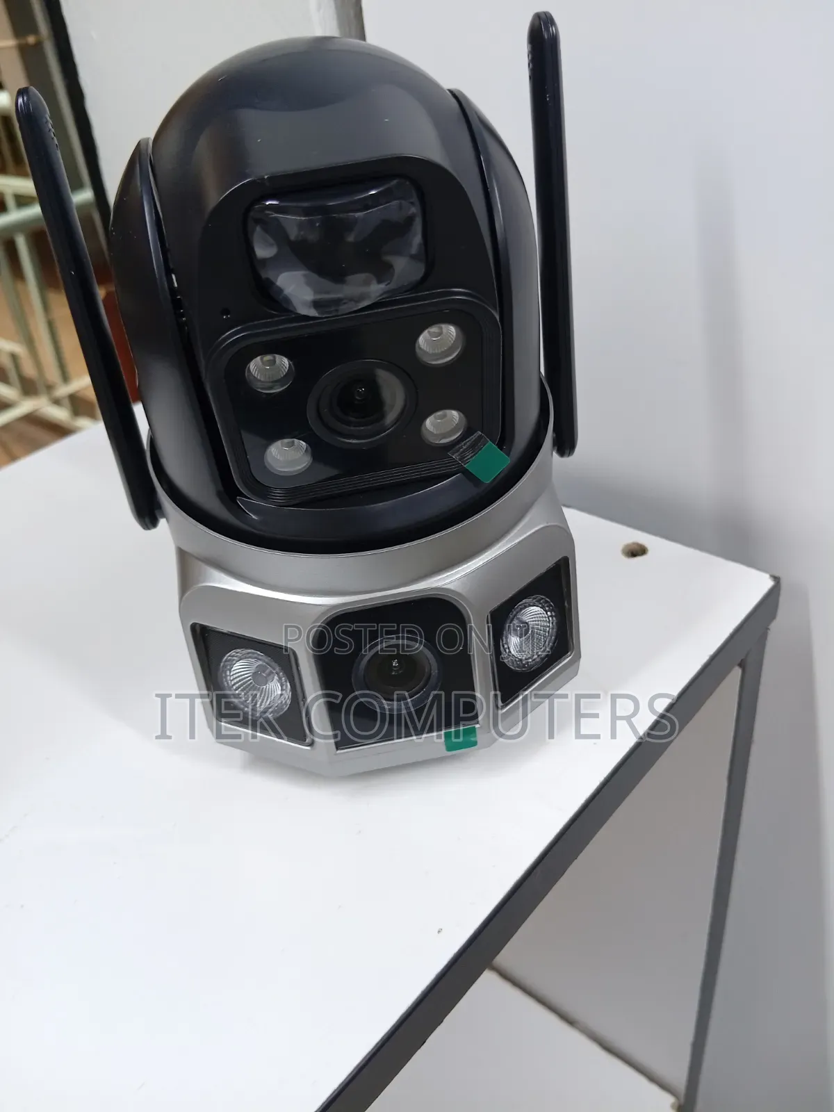 V380 Pro Dual Lens WiFi Solar Camera for Gates, Yards and Outdoor Area