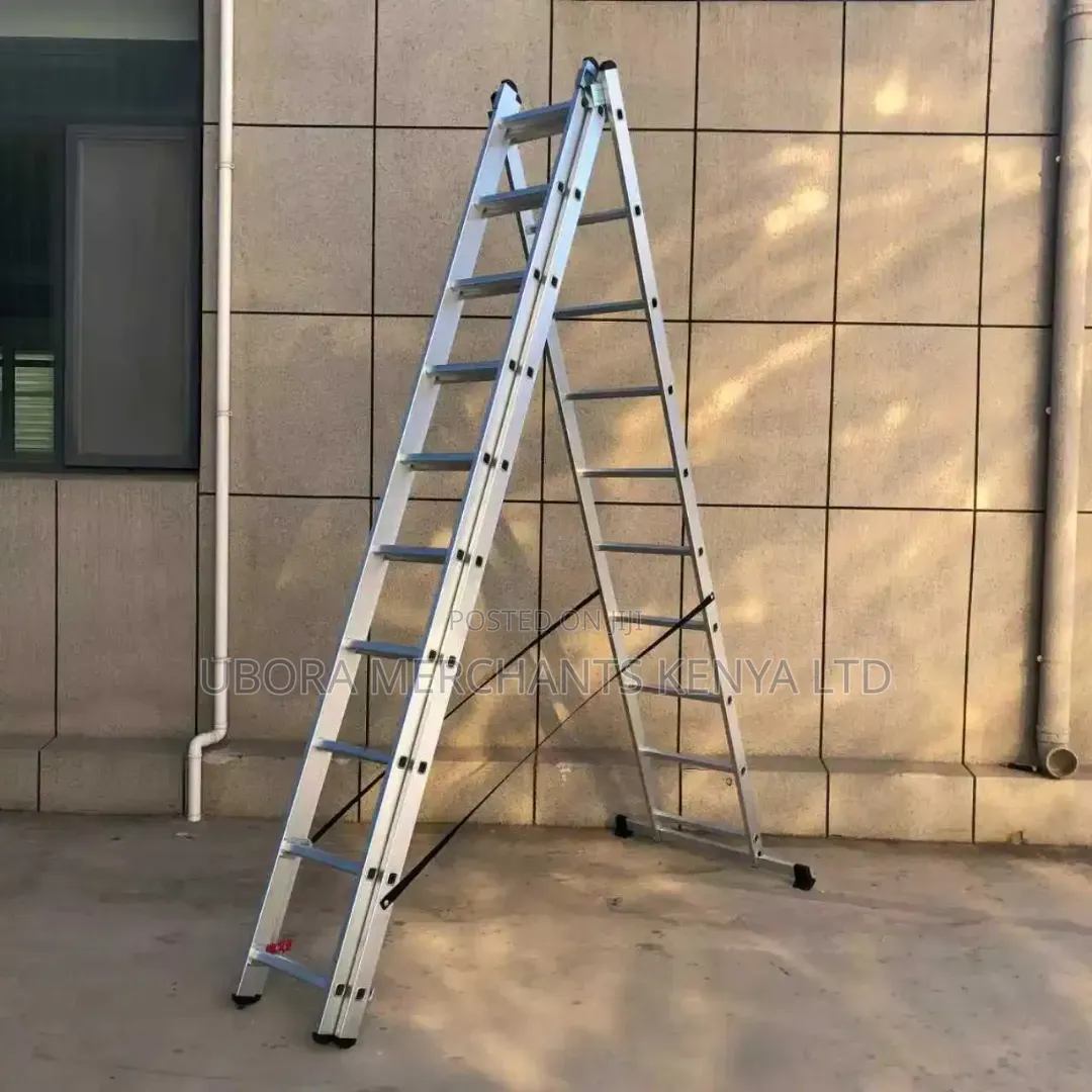 3 Section 10 Step Aluminium Extension Ladder