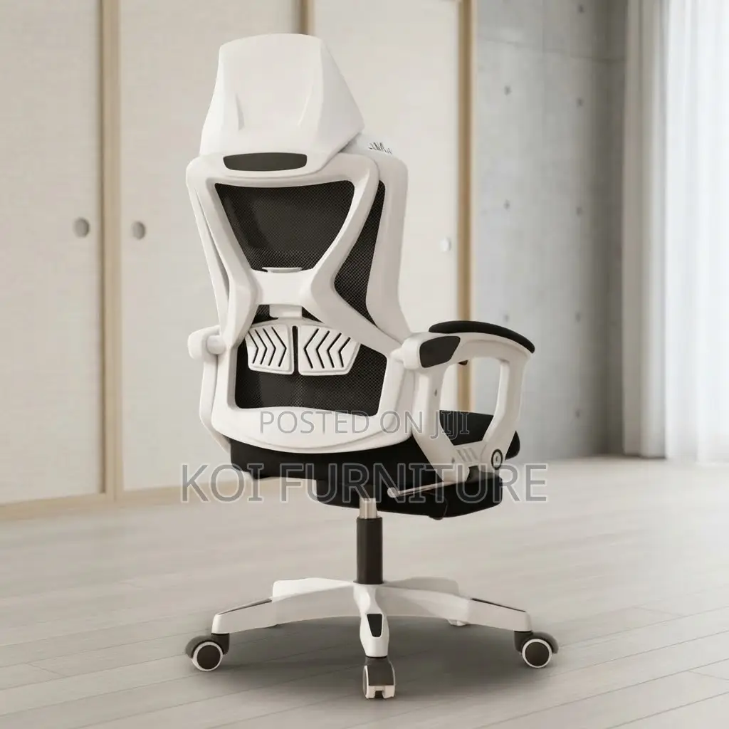Office Chairs; Ergonomic Mesh Office Chair With Headrest and Footrest