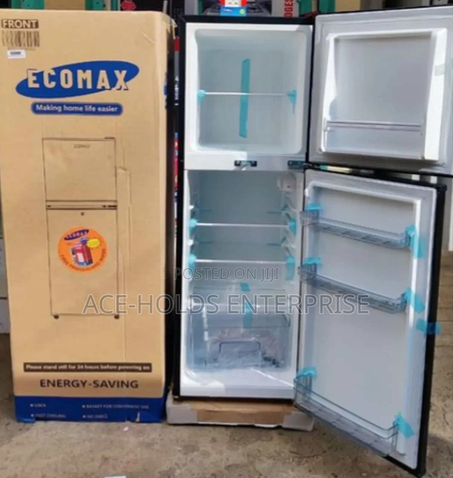 Ecomax BCD-138L Double Door Fridge With 3 STAR Energy Rating