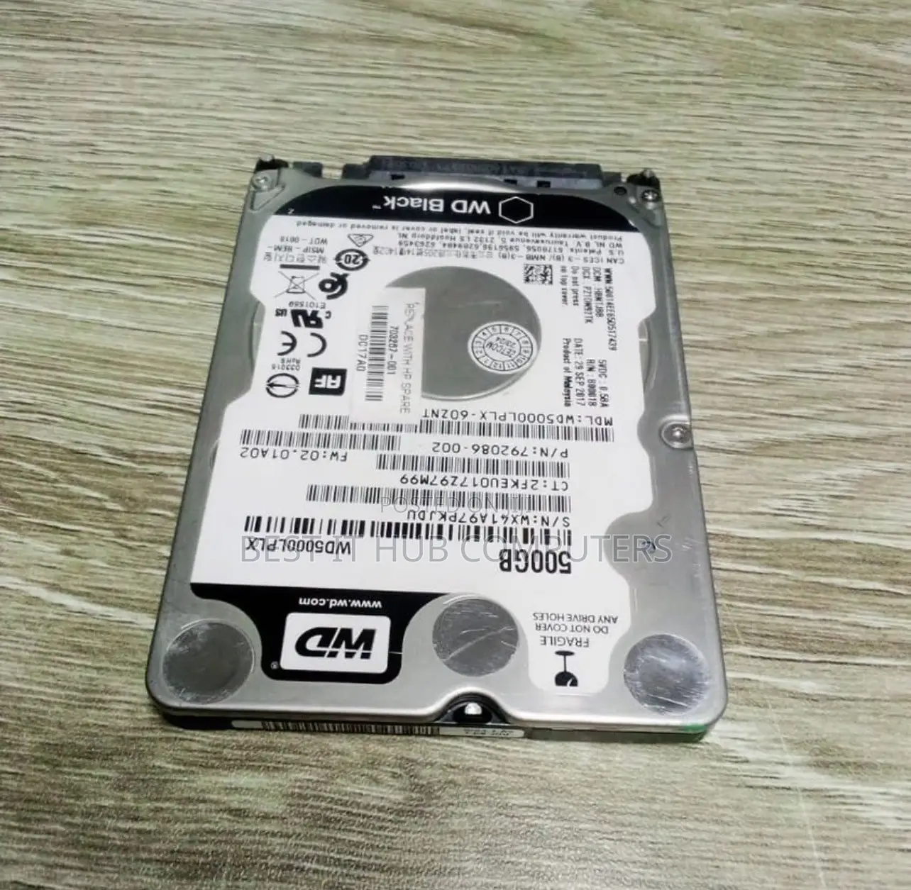 500GB Internal Harddrive