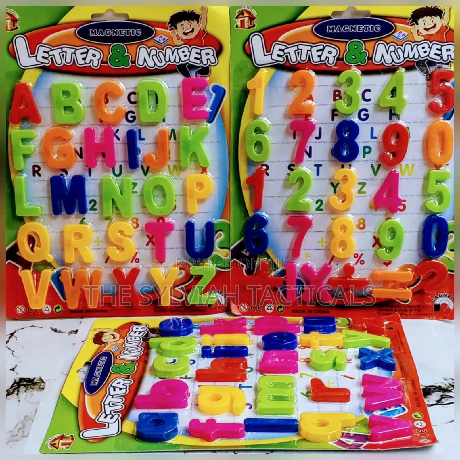 Magnetic No. And Letter