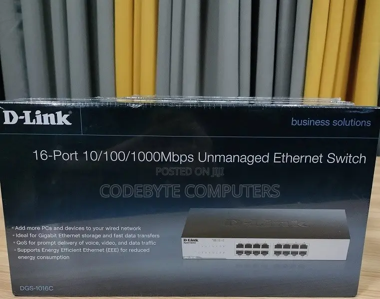 D-Link DGS‐1016C 16‐Port Gigabit Unmanaged Switch