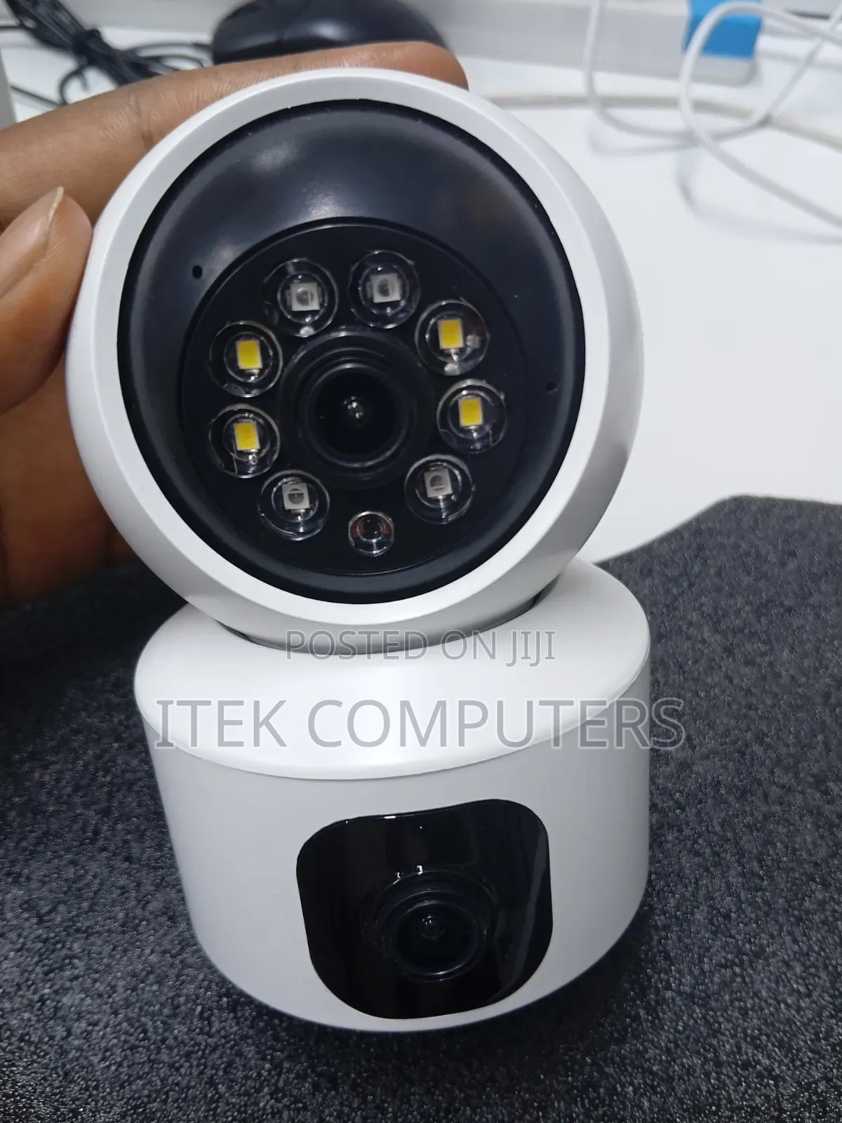4G SIM Card Intelligent Dual Lens Mini IP Camera for Indoor Home View