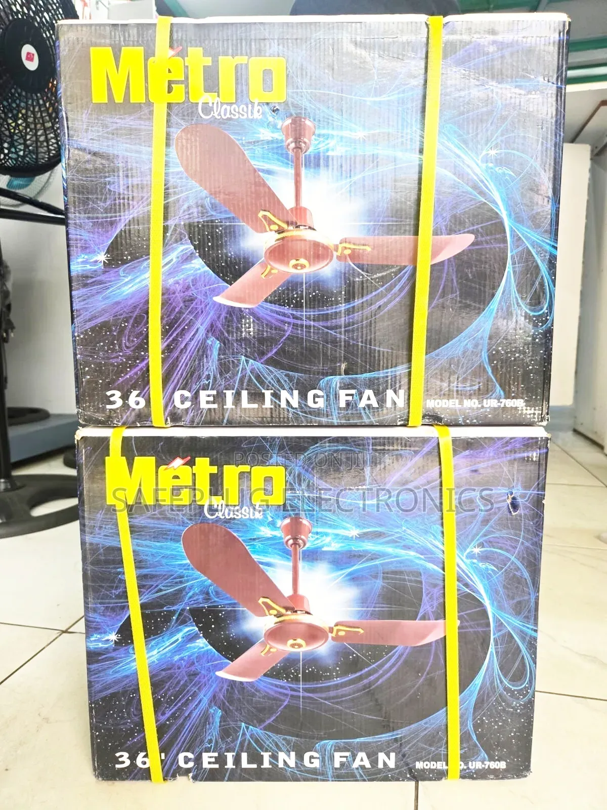 36 Inch Ceiling Fan With 3 Blades – Strong Airflow