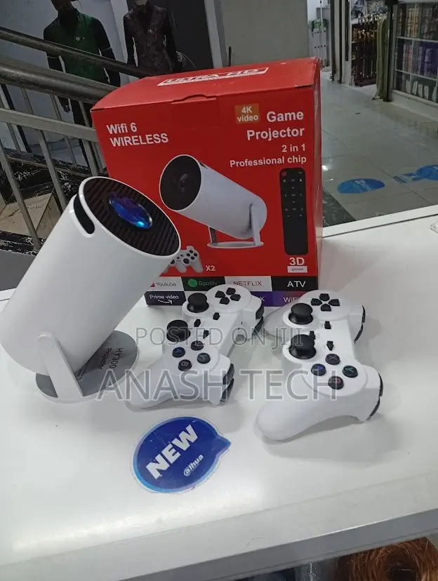 Hy300 Android 13 Projector With Gaming Console ,Wifi + Bluetooth
