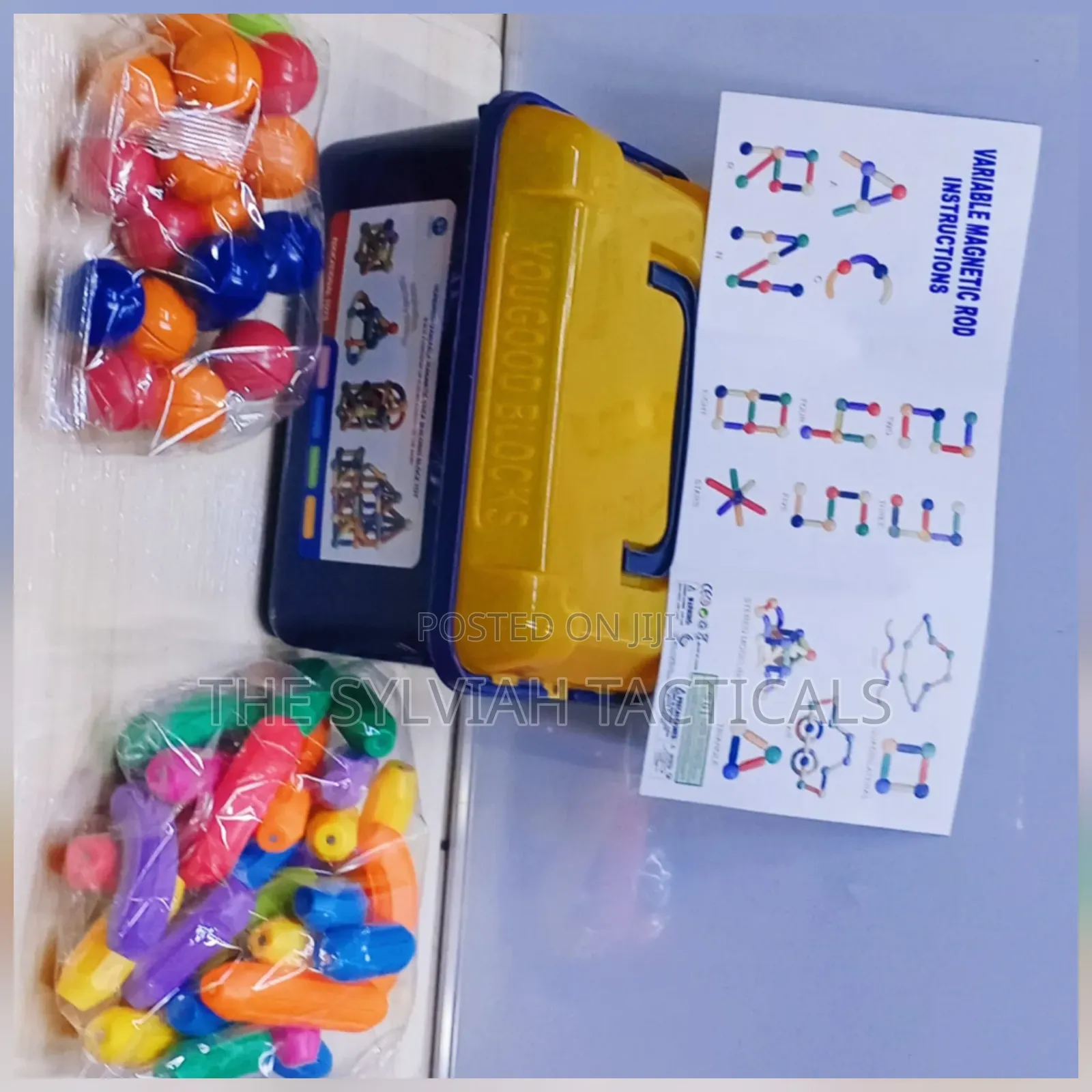 Educational Magnetic Bar With a Tin