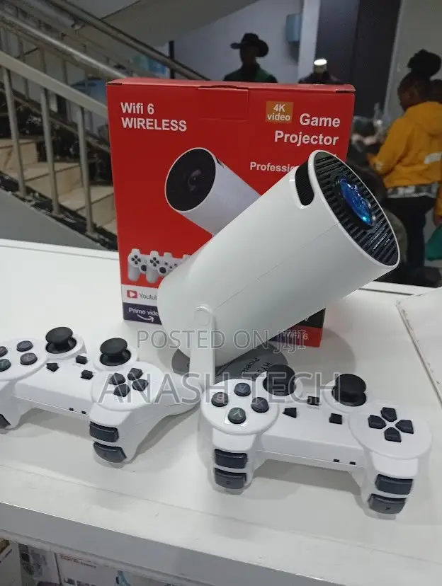 Smart Android Projector Hy 300 With Gaming Controllers