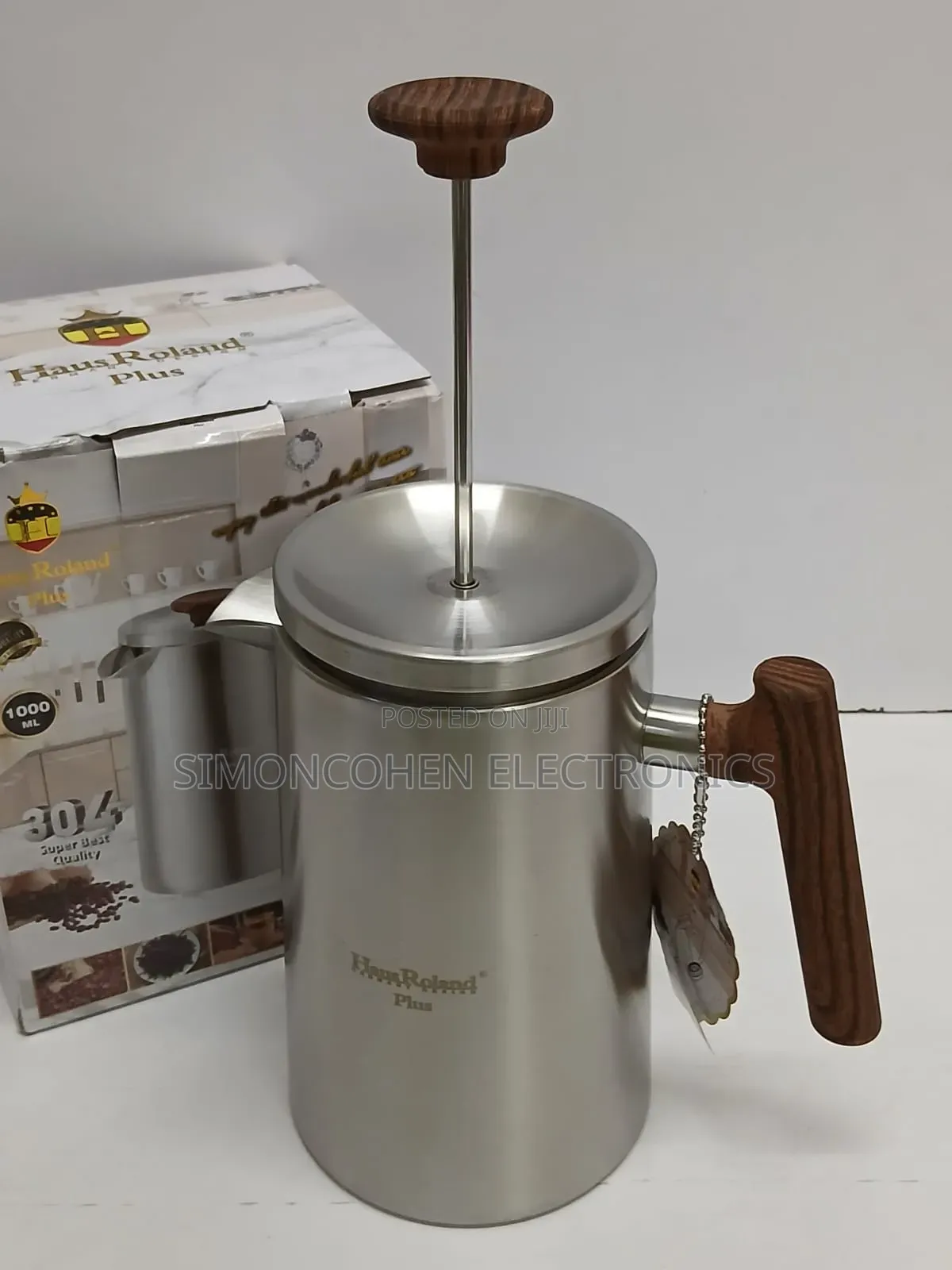 1000ml Stainless Steel French Press Coffee Maker