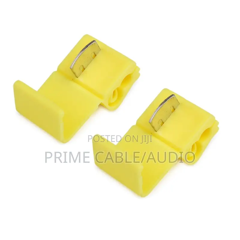 Quick Splice Snap Wire Connector 10–12 AWG – Yellow (10 Pieces)