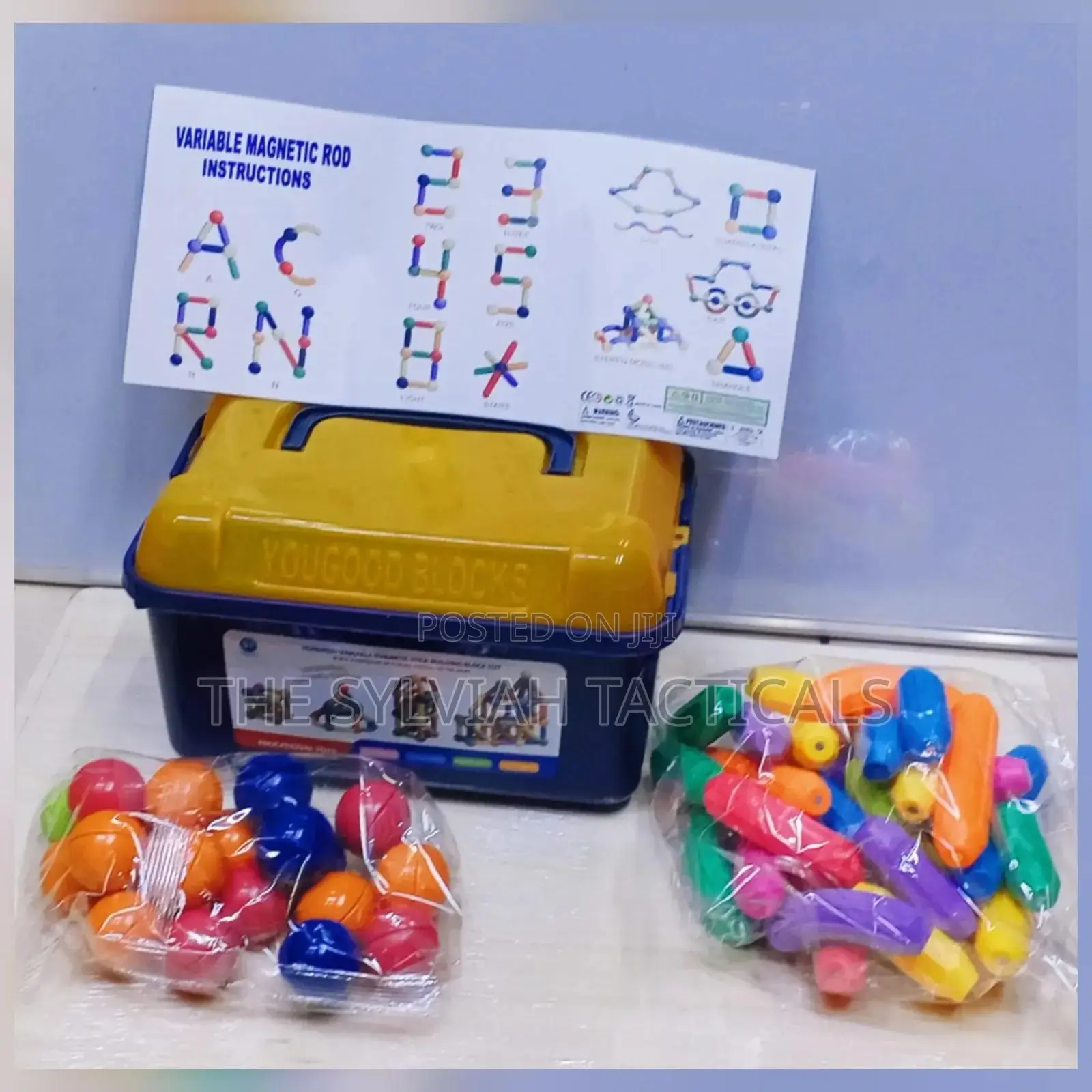 Educational Magnetic Bar With a Tin