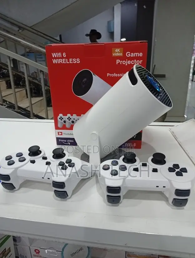Hy300 Smart Android Gaming Console + Wifi and Bluetooth Projector