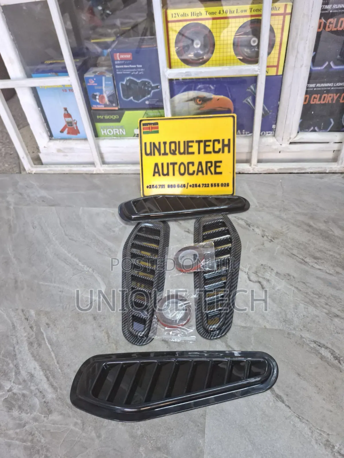 2Pcs Universal Bonnet Side Air Vents Decoration| Car Hood Vents