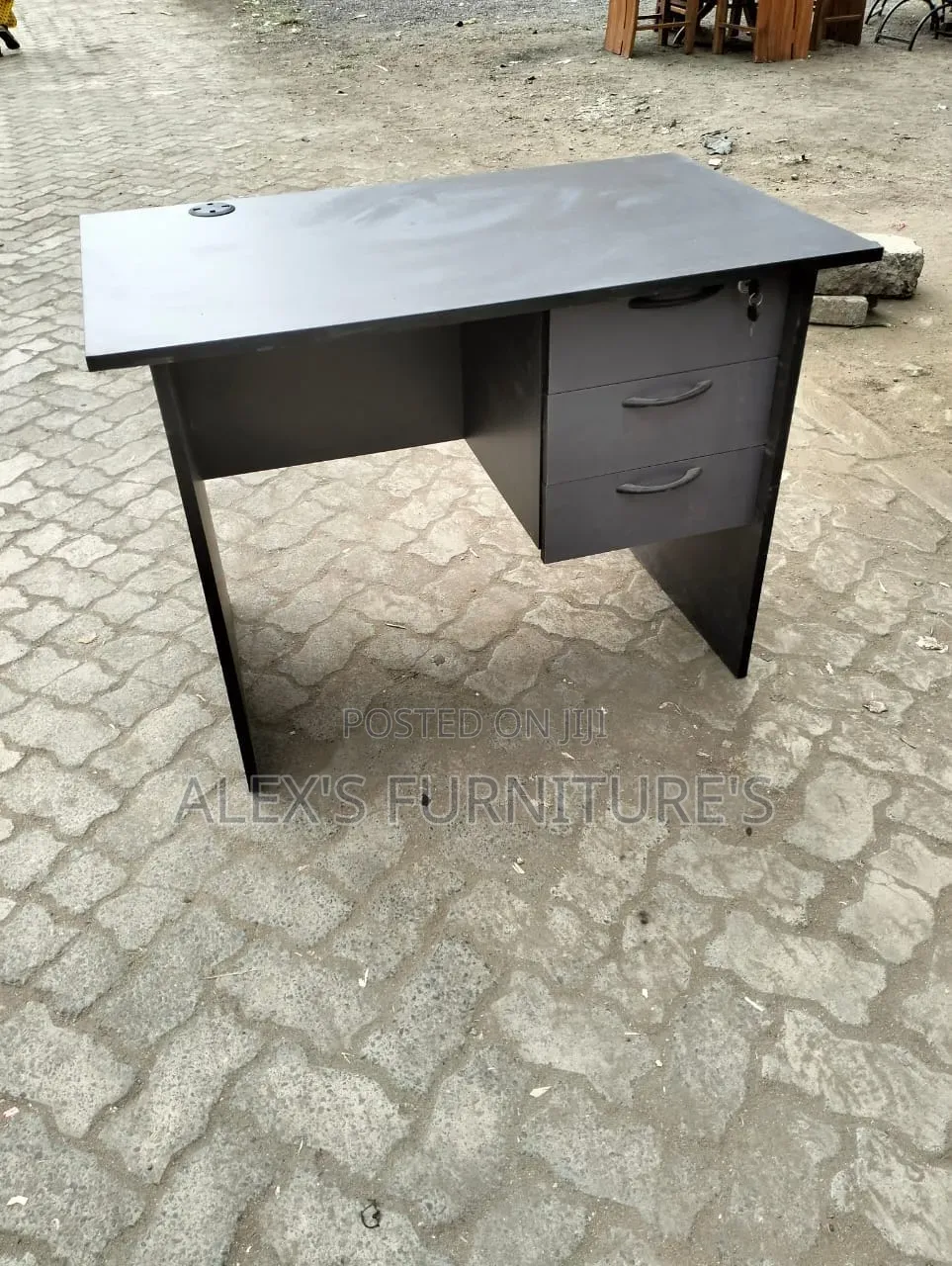 Executive Modern Study Desk With Storage Drawer
