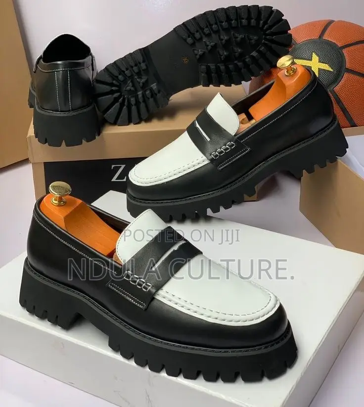 Boss Chunky Lug-Sole Penny Loafer