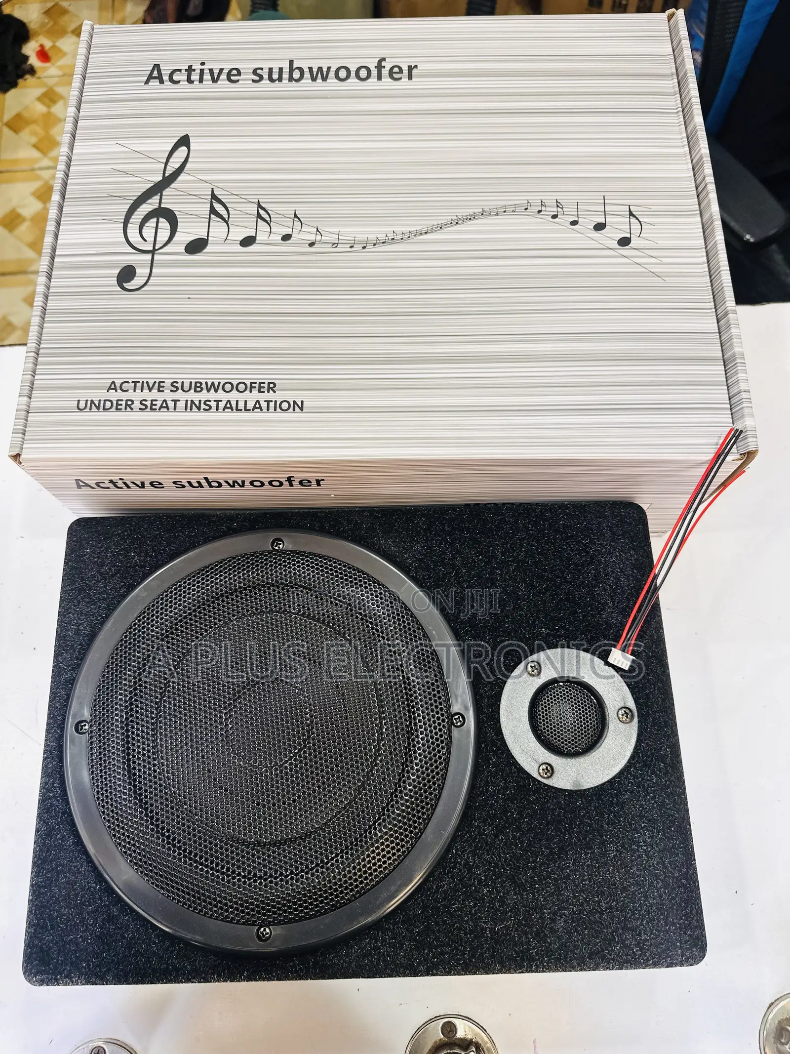 Active Underseat Subwoofer 801 8 Inch Powerful Bass Compact Car Audio