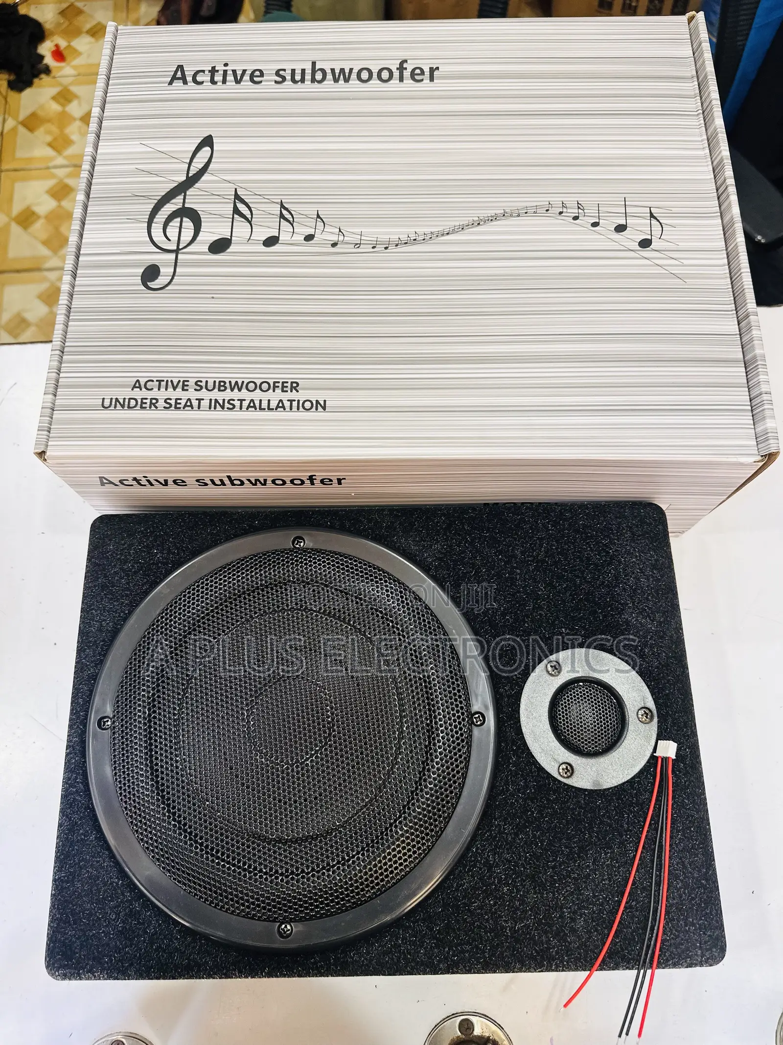 Active Underseat Subwoofer 801 8 Inch Powerful Bass Compact Car Audio