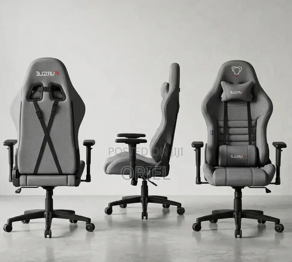 Fabric Gaming ChairKenya – Comfortable Ergonomic High-Back Gaming Seat