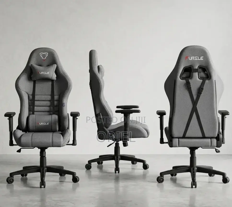 Fabric Gaming ChairKenya – Comfortable Ergonomic High-Back Gaming Seat
