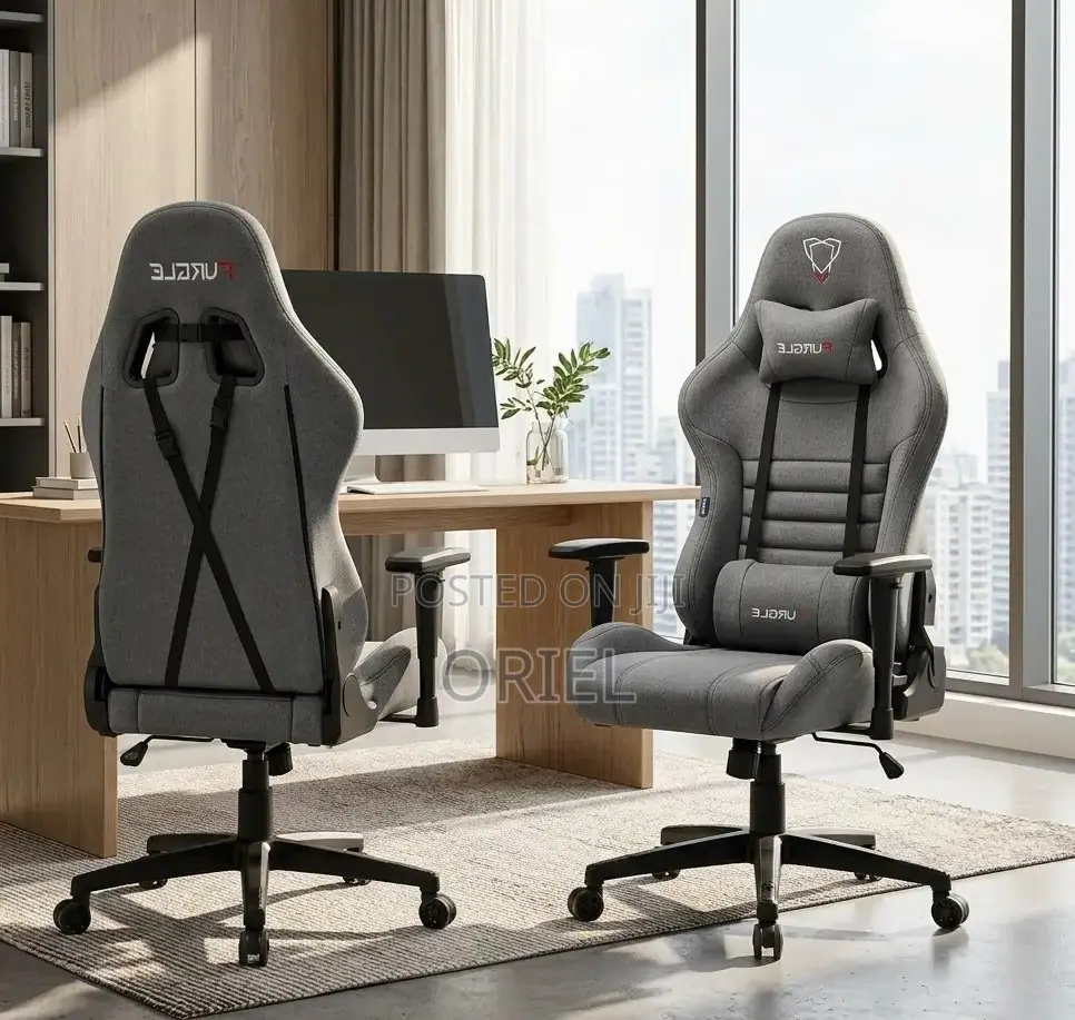 Fabric Gaming ChairKenya – Comfortable Ergonomic High-Back Gaming Seat