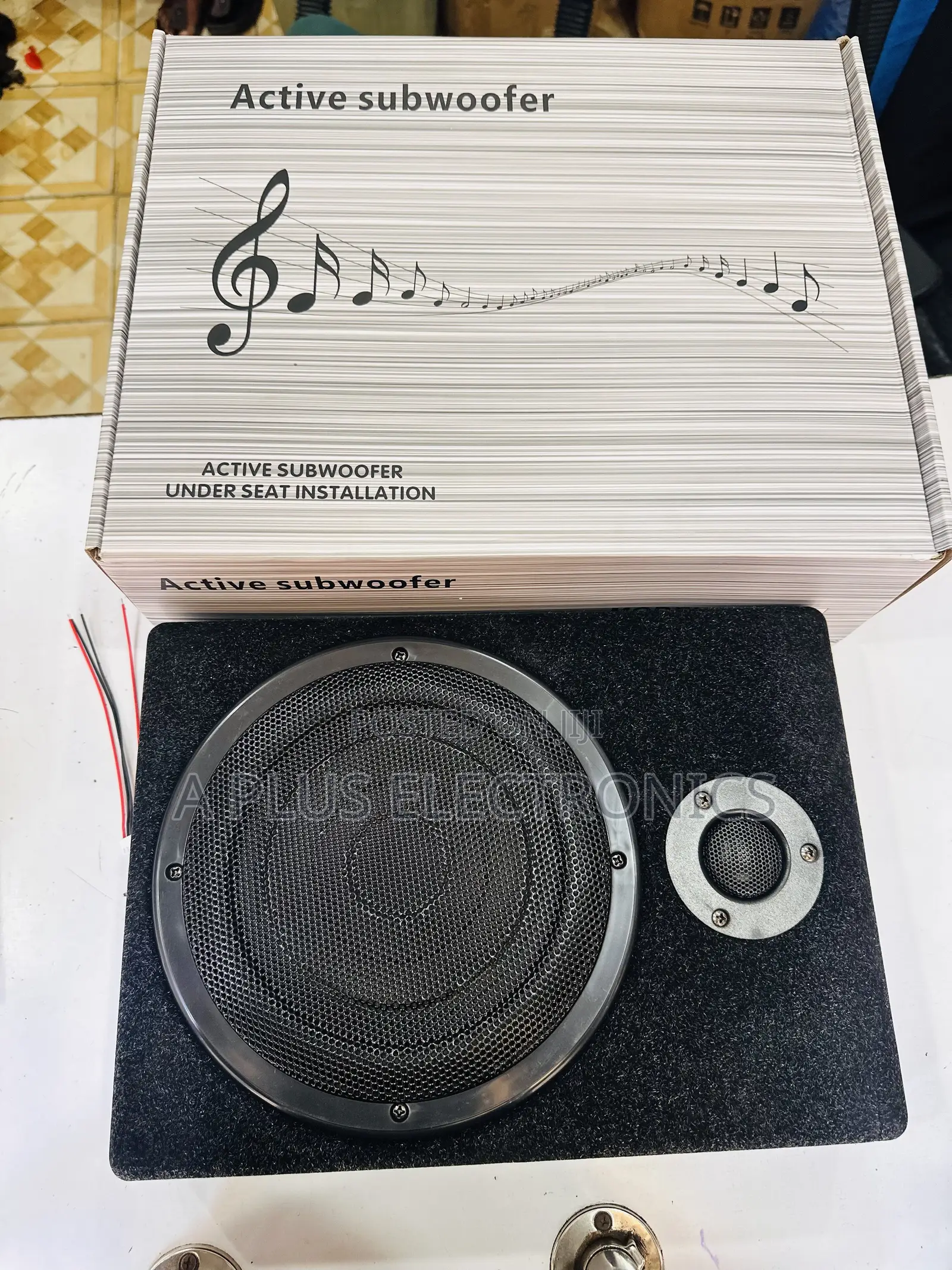 Active Underseat Subwoofer 801 8 Inch Slim Design High Power Bass
