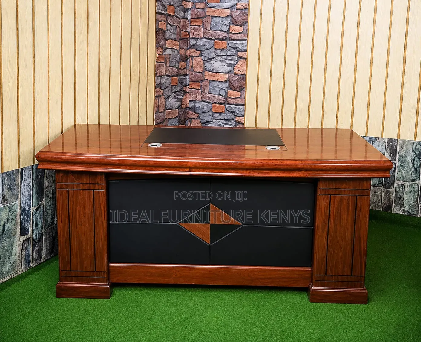 Leather Top Boss Desk