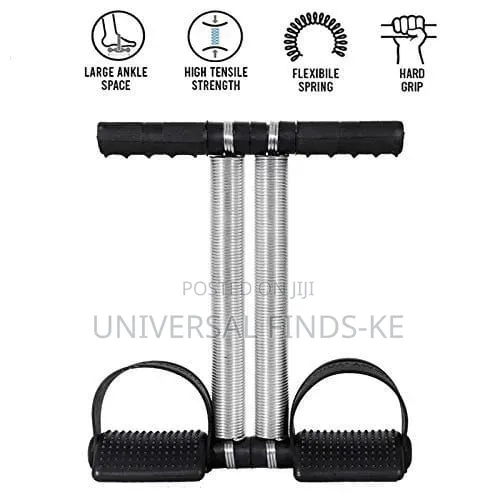. 3 in 1 Home Workout Set Yoga Mat Tummy Trimmer AB Roller