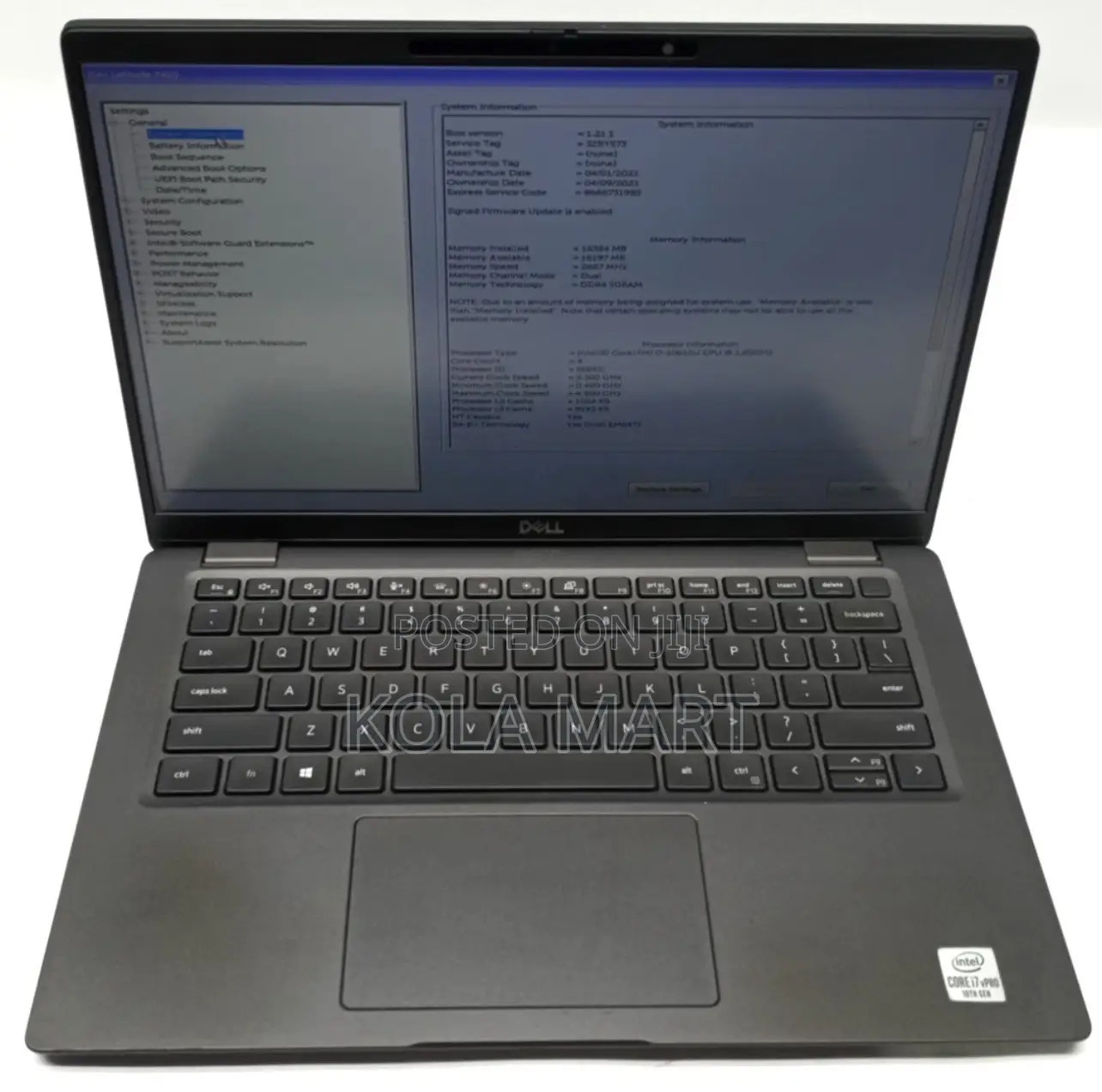 Laptop Dell Latitude 7410 16GB Intel Core i7 SSD 256GB