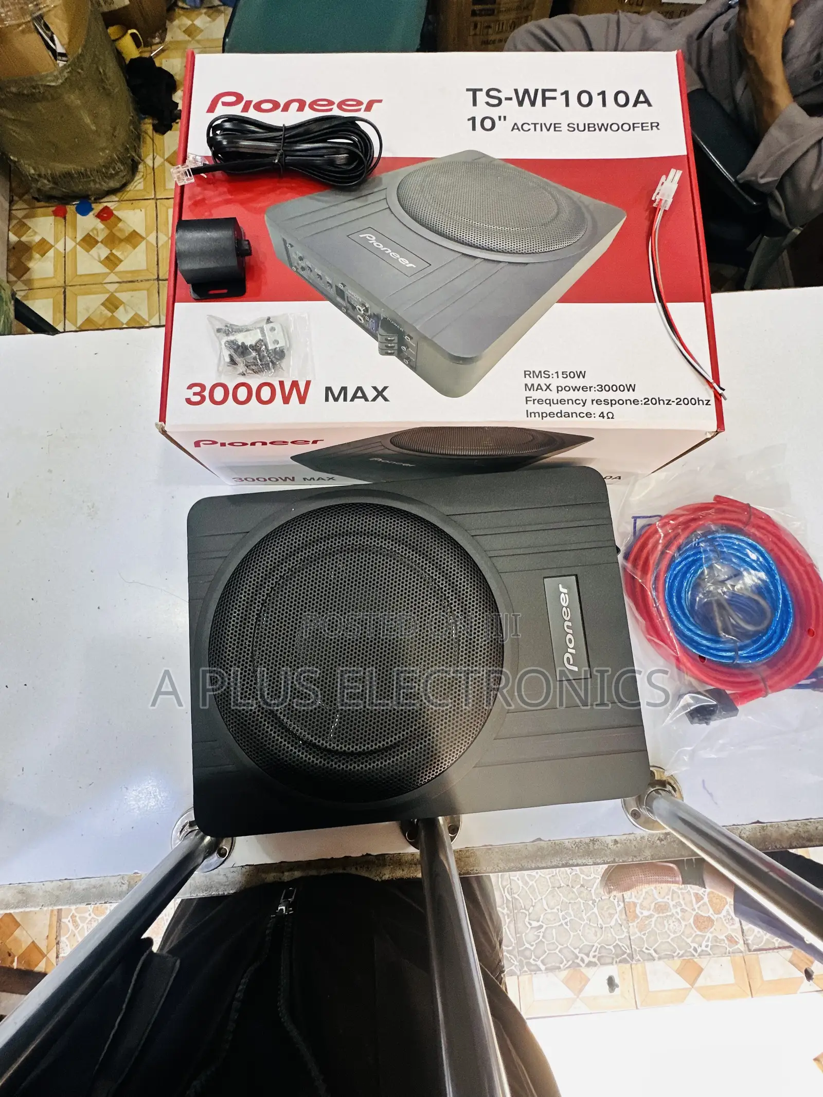 Pioneer Underseat Subwoofer WF1010 3000W Powerful Bass Car Audio