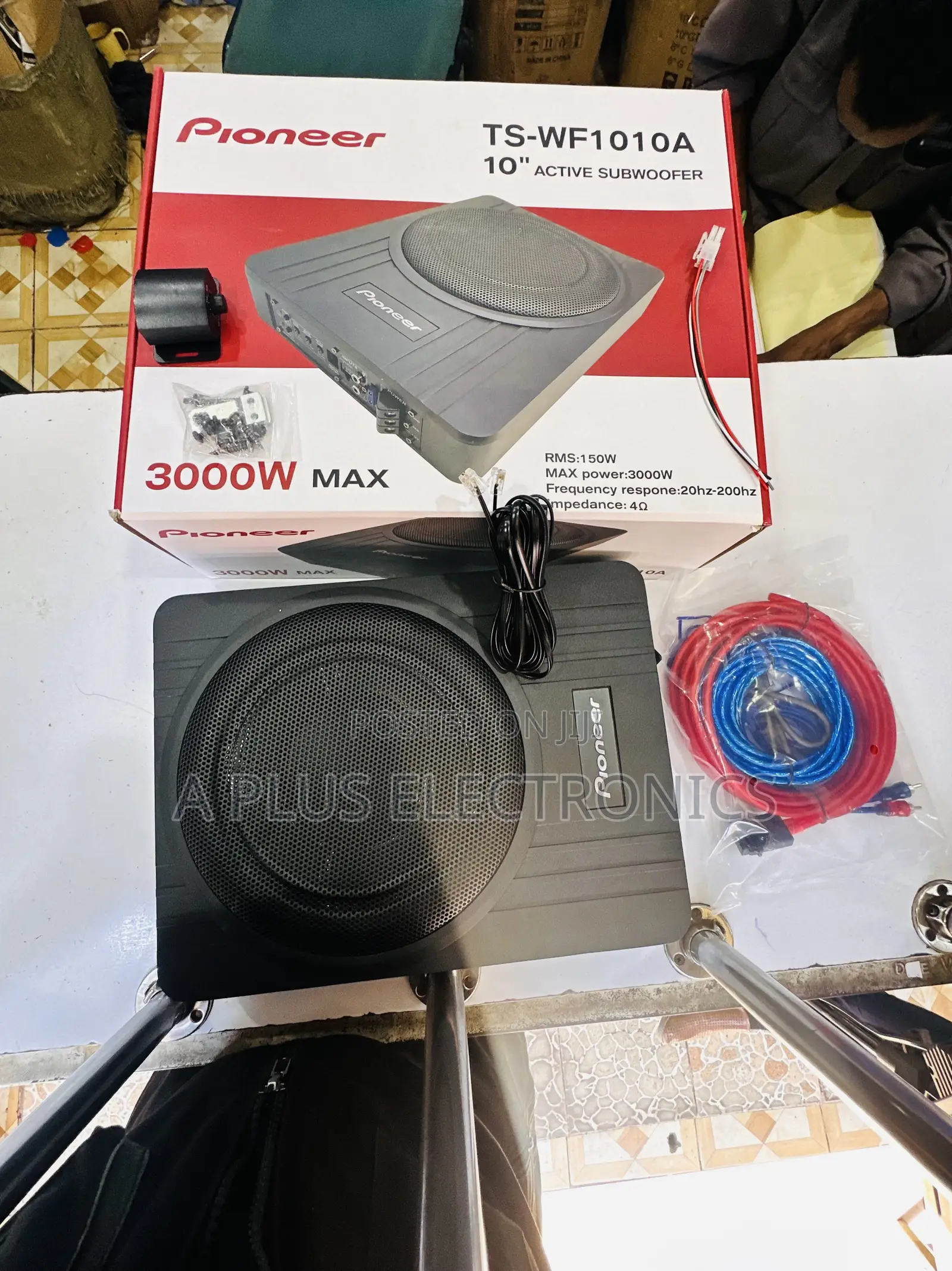 Pioneer Underseat Subwoofer WF1010 3000W Powerful Bass Car Audio