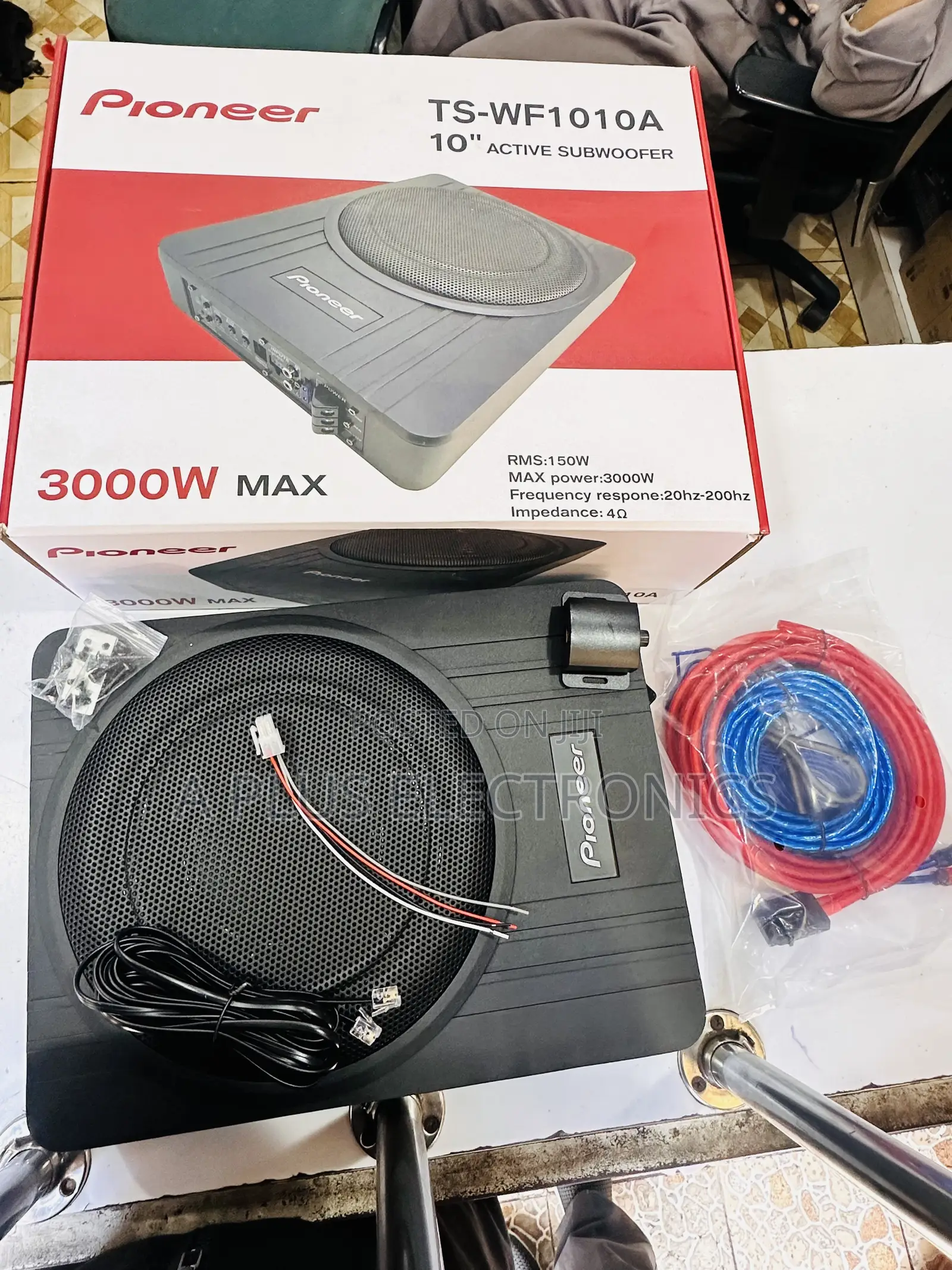 Pioneer Underseat Subwoofer WF1010 3000W Car Bass Booster Subwoofer