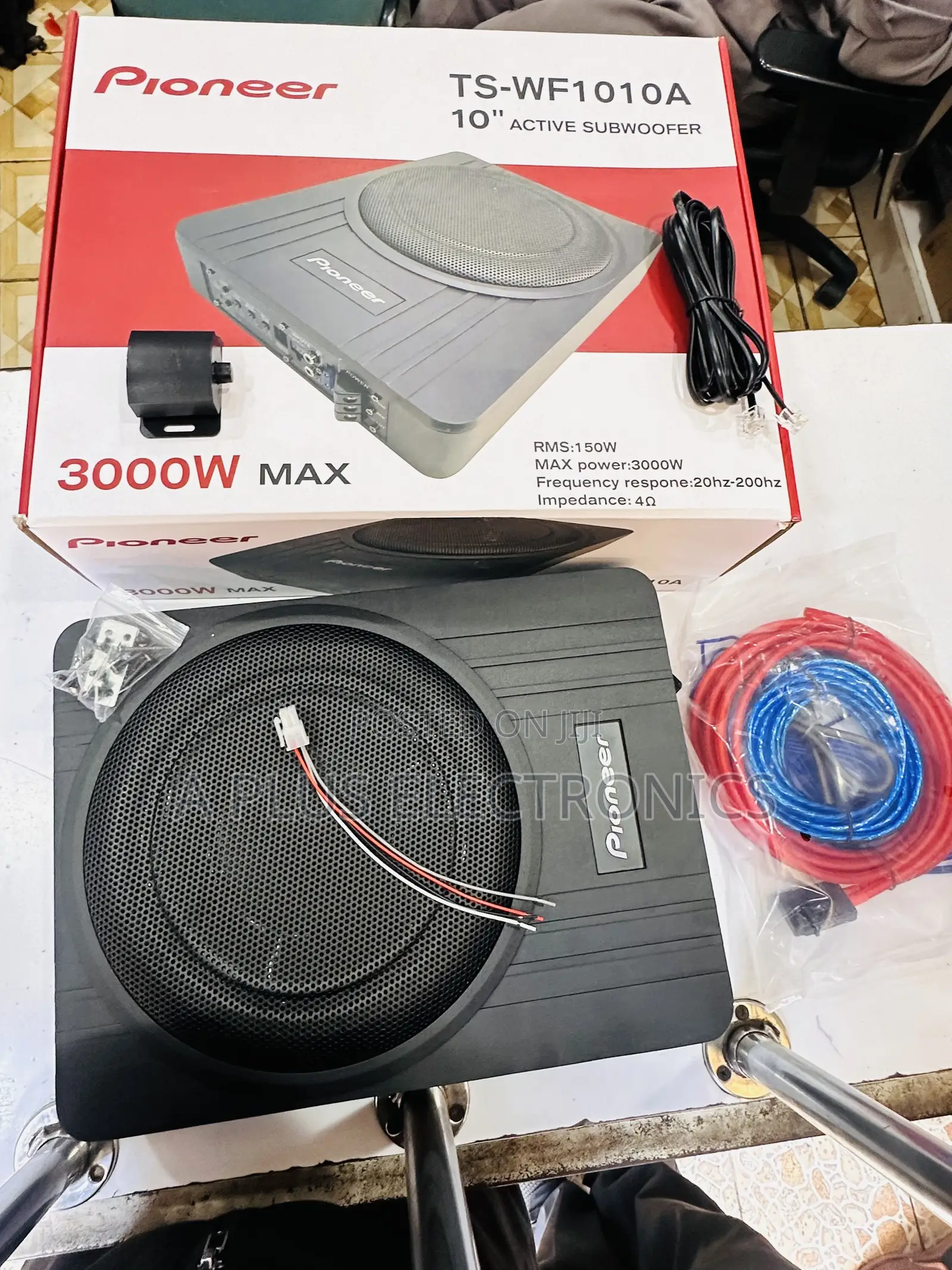 Pioneer Underseat Subwoofer WF1010 3000W Car Bass Booster Subwoofer