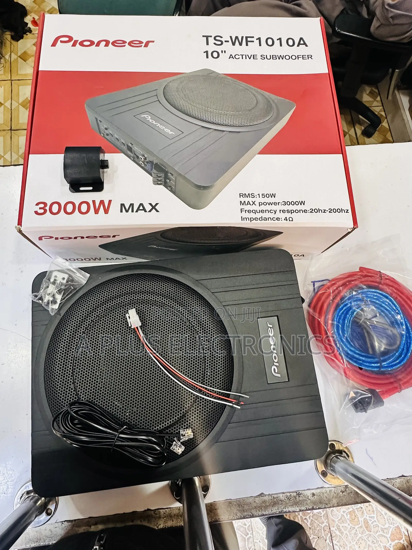 Pioneer Underseat Subwoofer WF1010 3000W Car Bass Booster Subwoofer