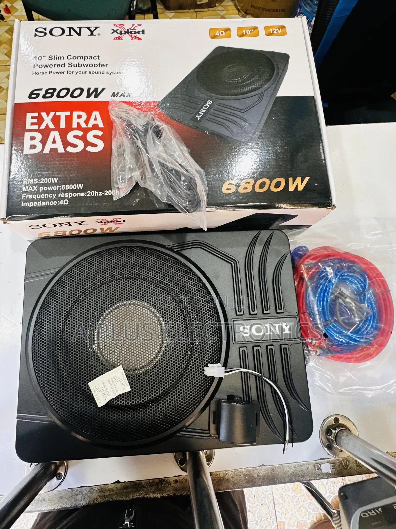 Sony Underseat Subwoofer S10 6800W High Power Car Subwoofer