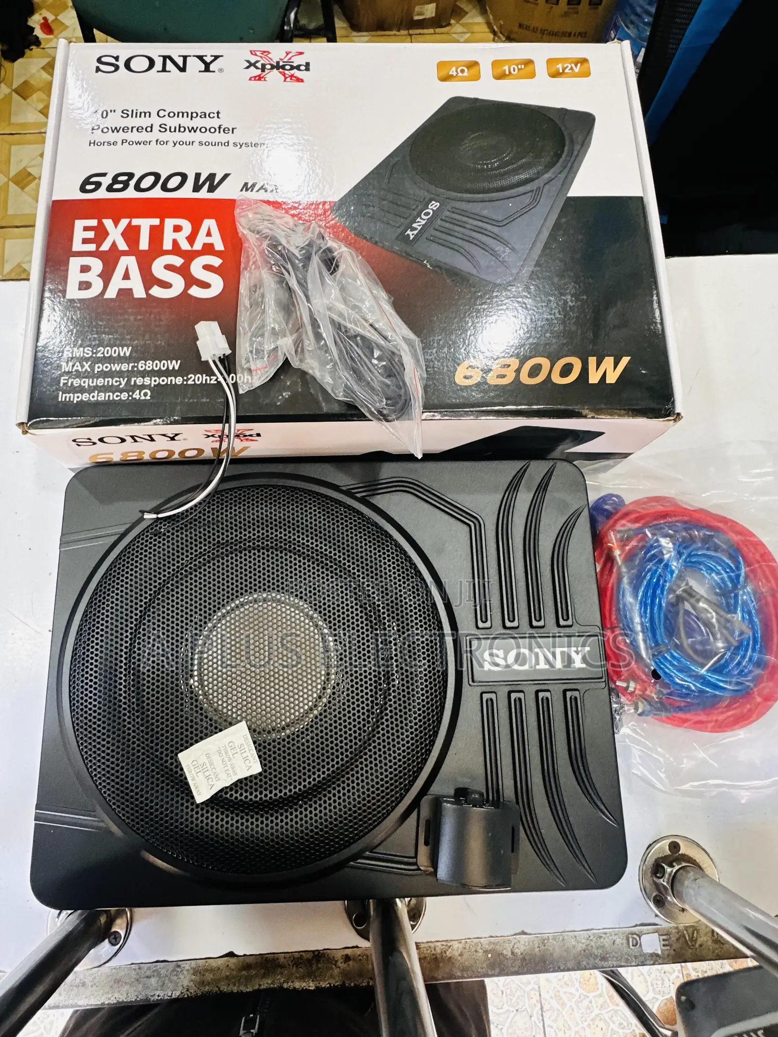 Sony Underseat Subwoofer S10 6800W Space Saving Car Subwoofer