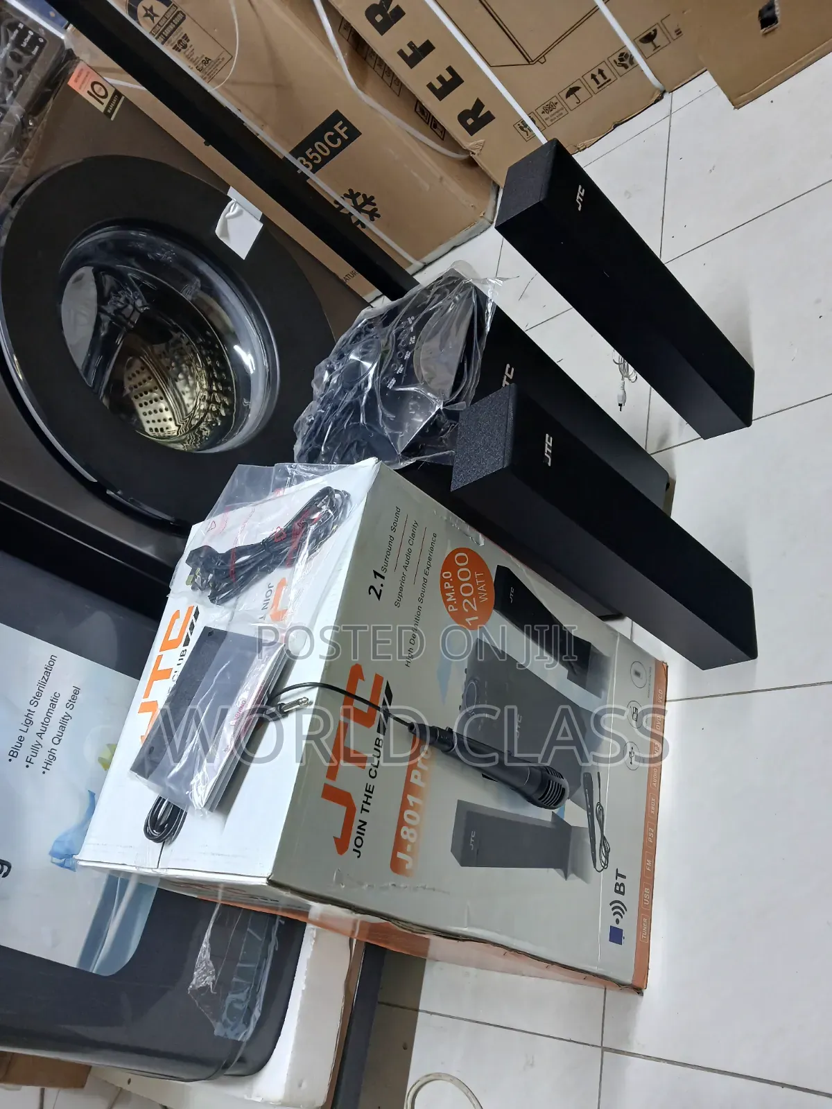 JTC J-801 Pro 2.1 Channel Sound System, C