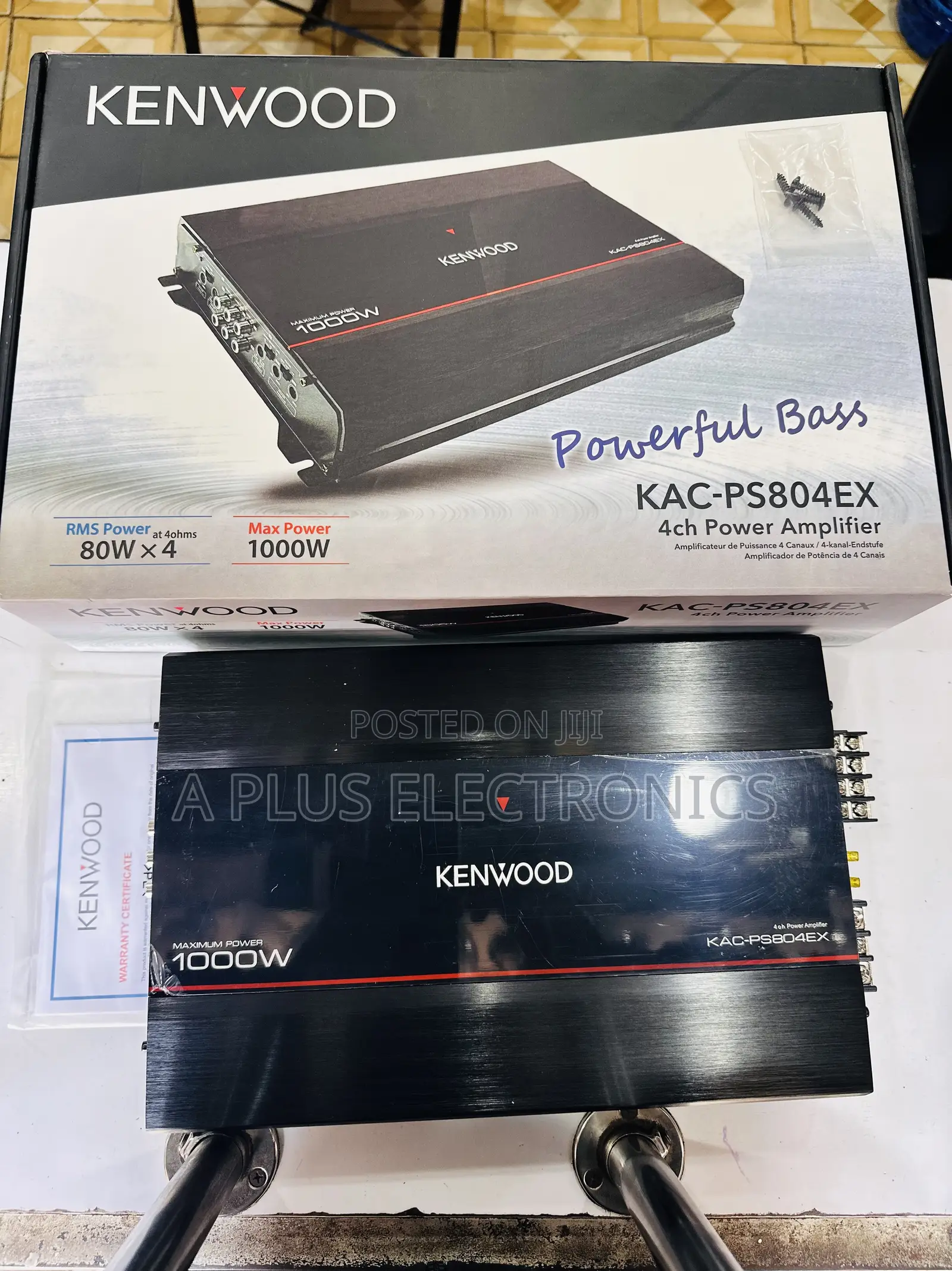Kenwood Amplifier 4 Channel 1000W 804EX – Premium 4 Channel Power Amp