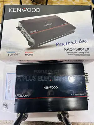 Kenwood Amplifier 4 Channel 1000W 804EX – Car Entertainment Audio Amp