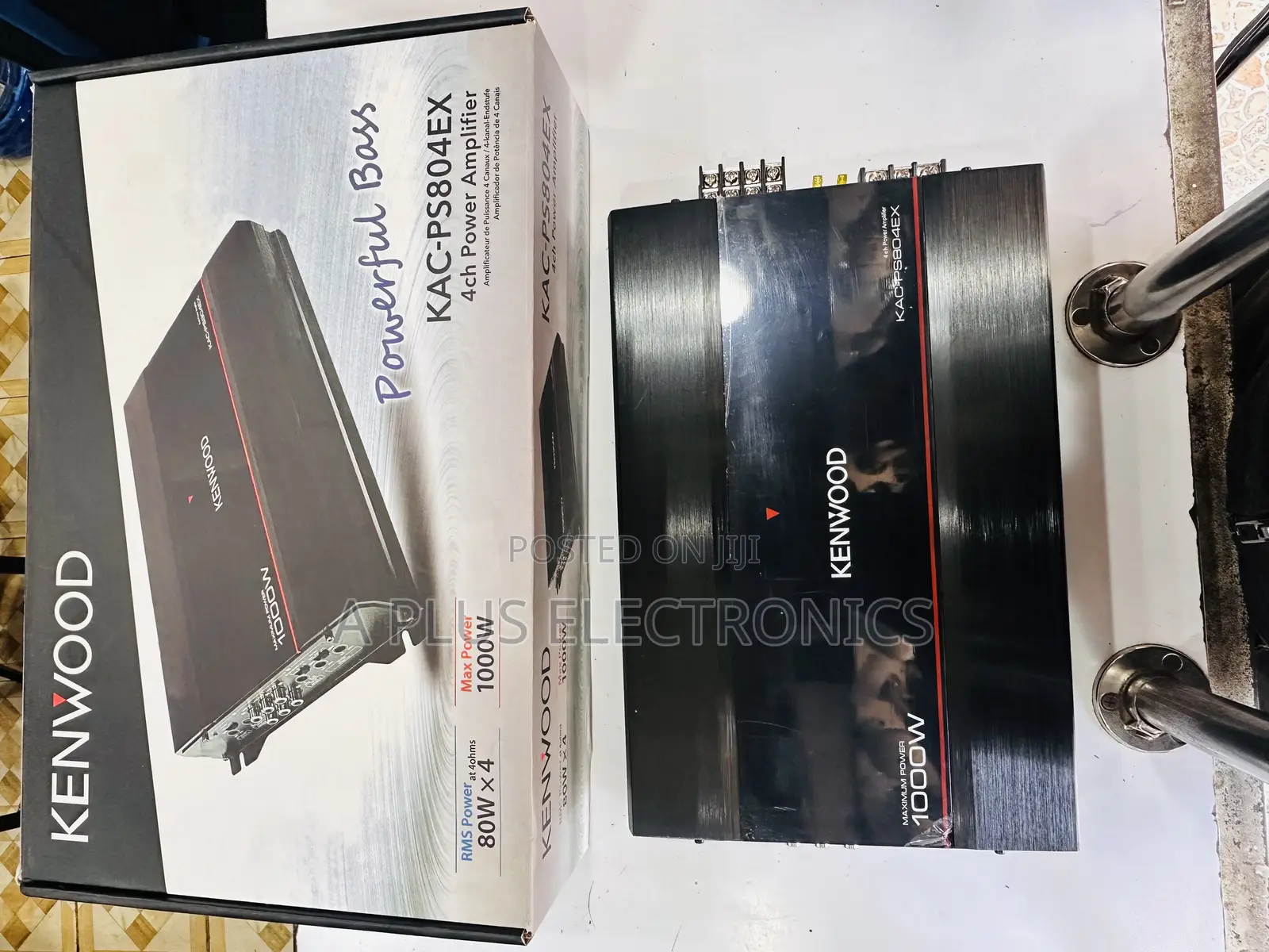 Kenwood Amplifier 4 Channel 1000W 804EX – Strong Bass Car Audio Amp