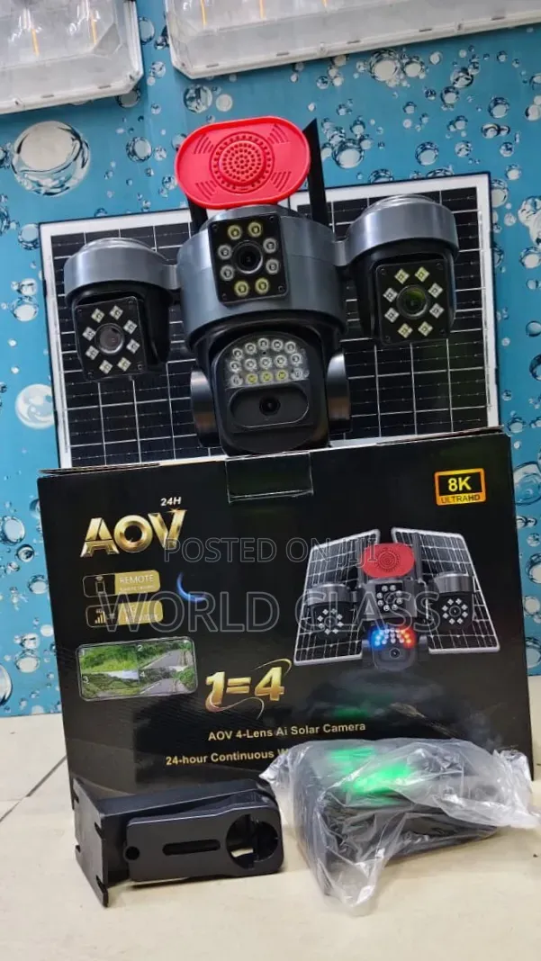 Ai Smart Solar Camera With 4g,e-Sim and Siren*