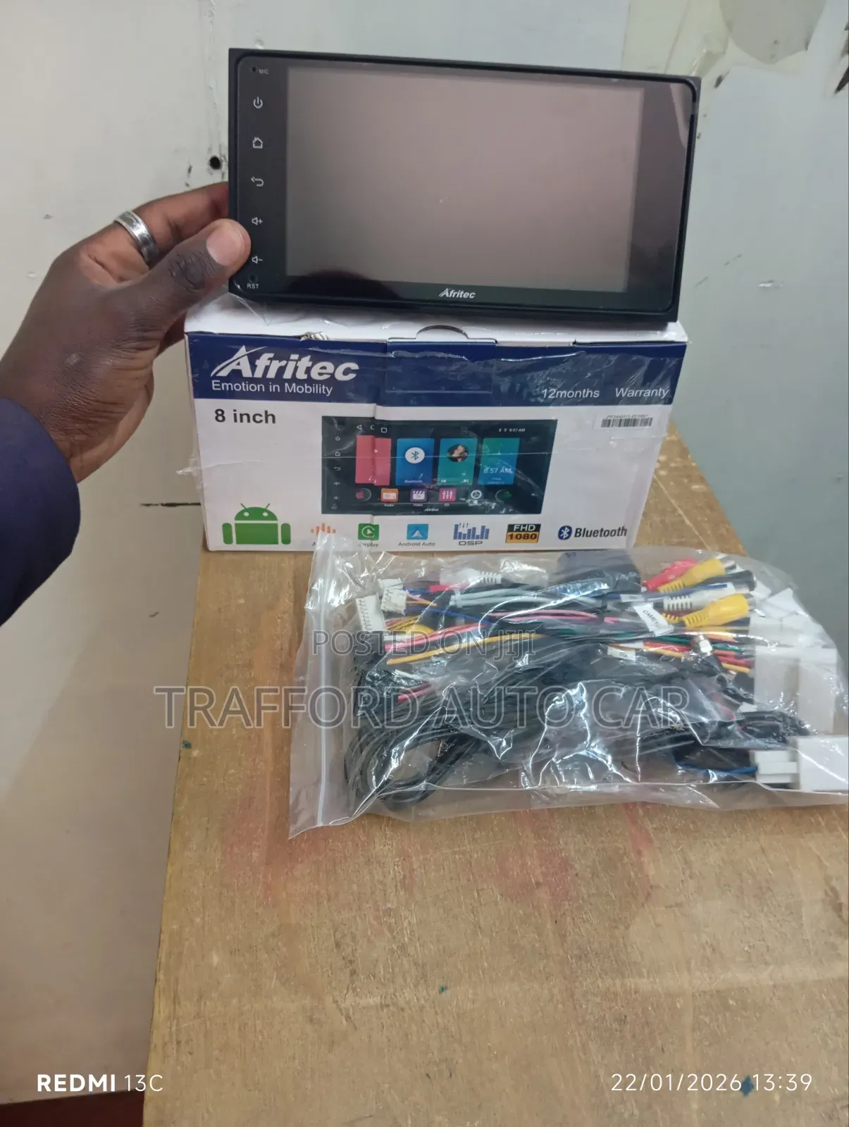 New and Improved 8 Inch Afritec Android Radio