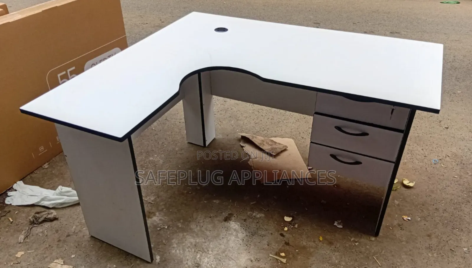 1.2M Executive L-Shaped Study Office Desk 
