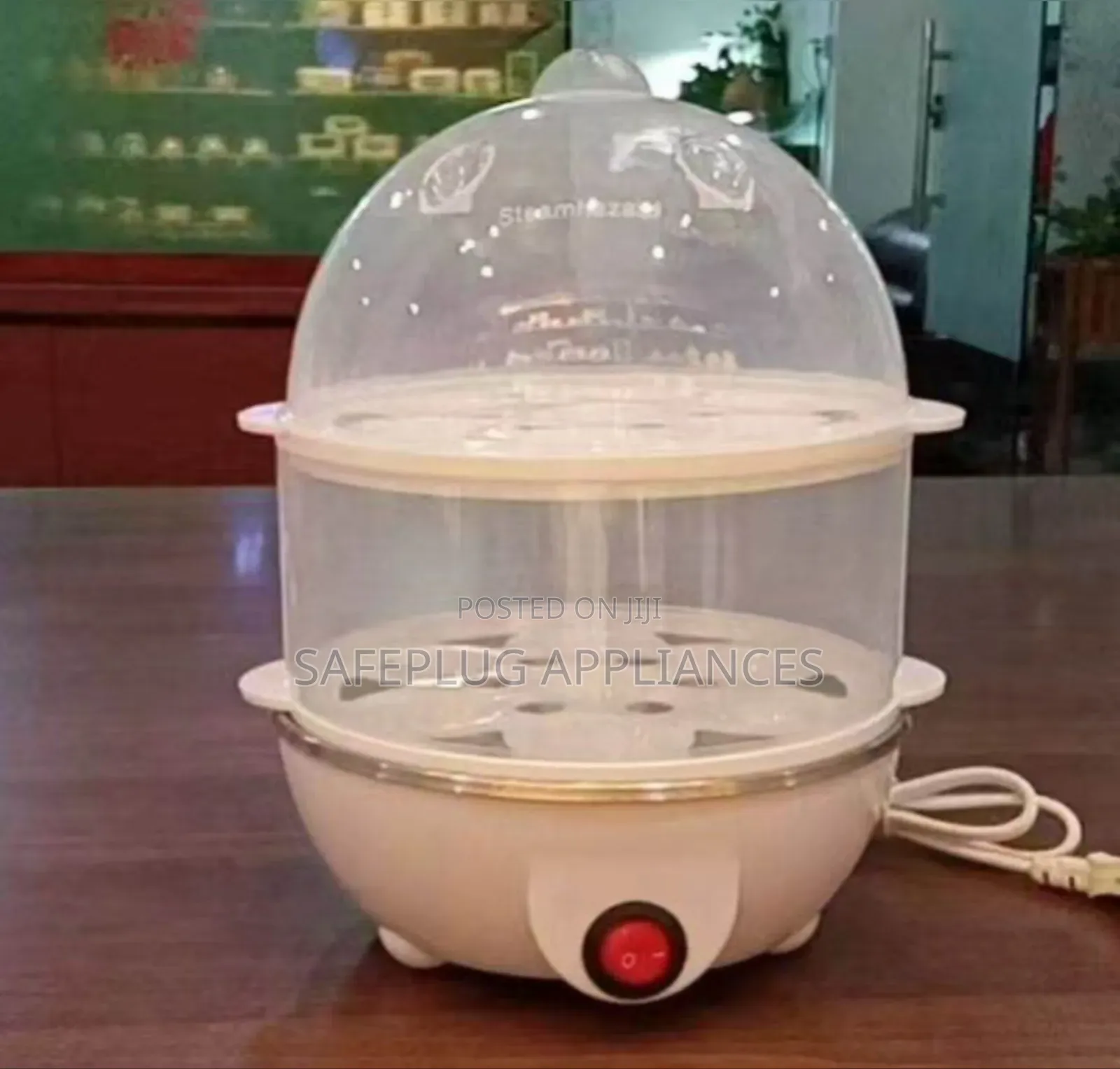 Compact Double Egg Cooker Without Handle