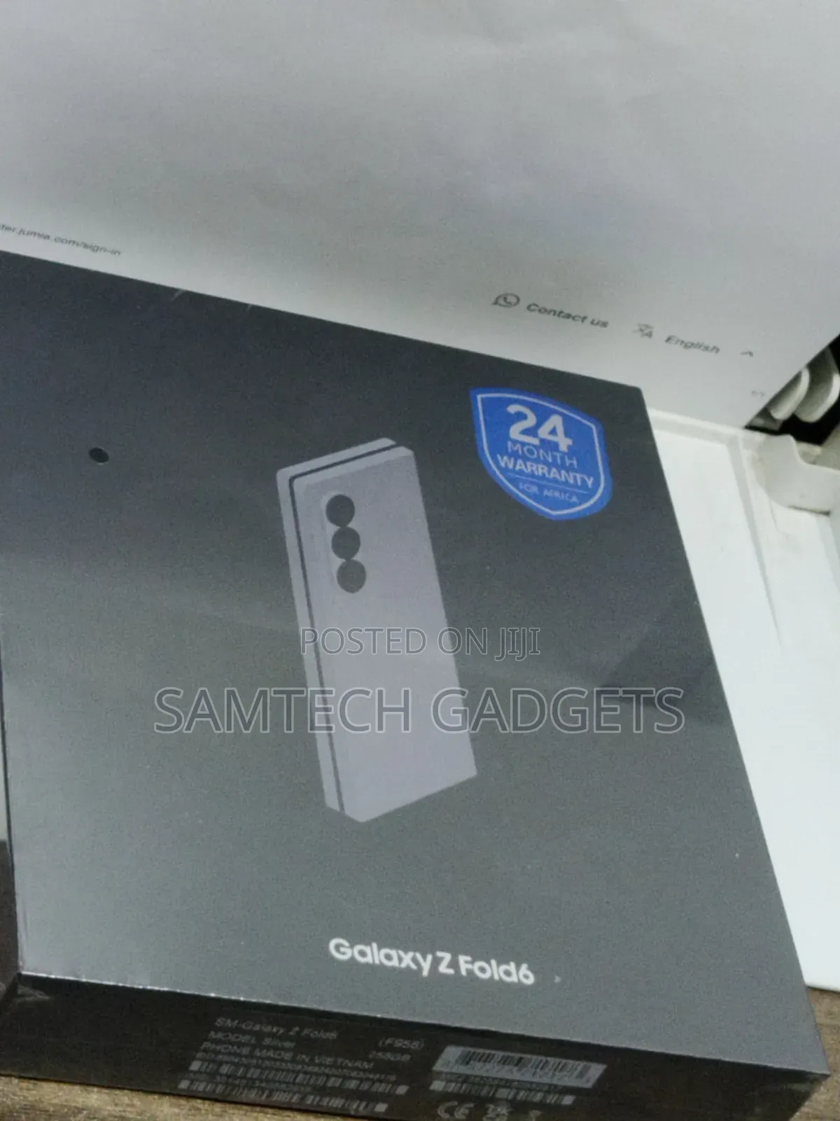 New Samsung Galaxy Z Fold6 256 GB Silver