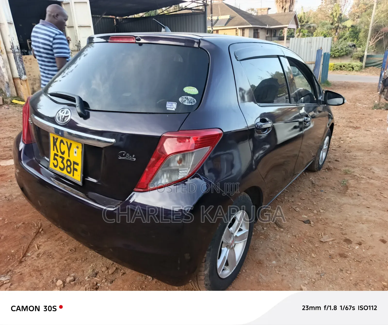 Toyota Vitz 2013 Black