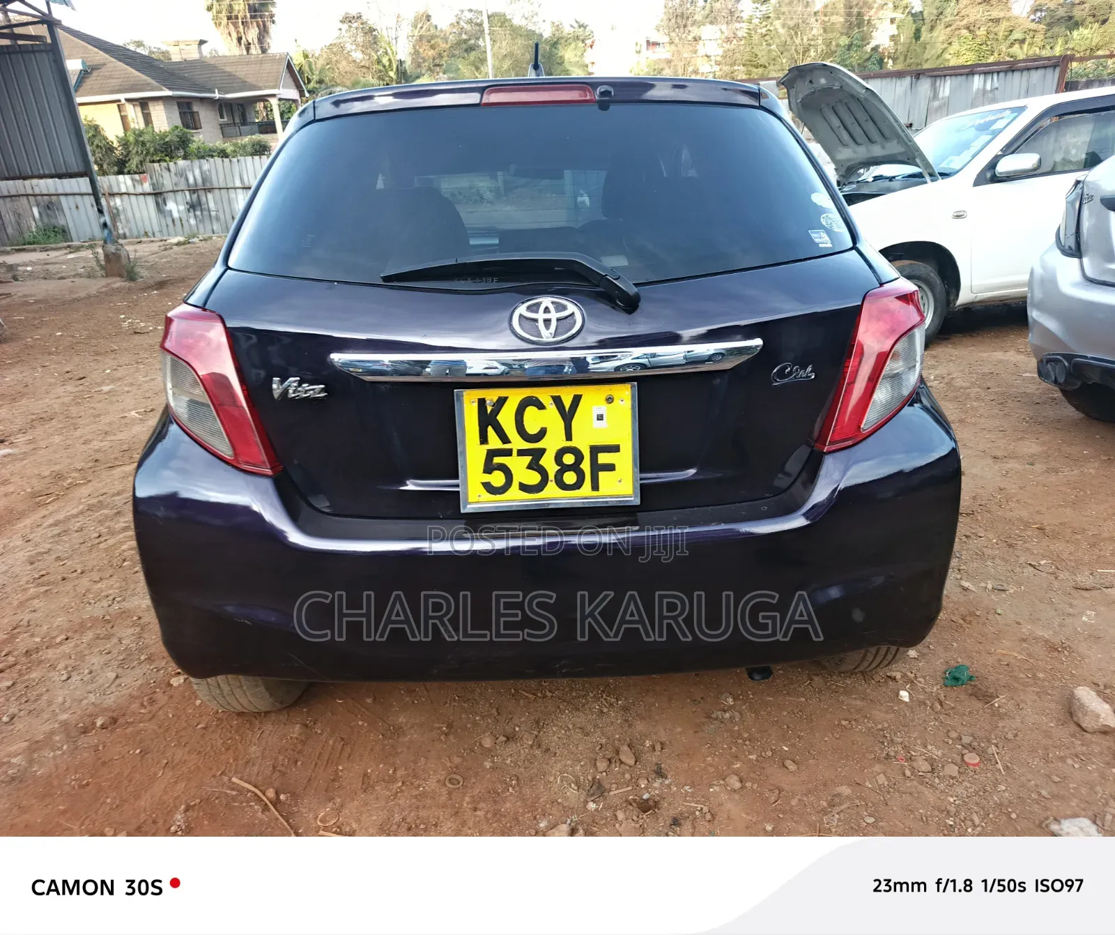 Toyota Vitz 2013 Black