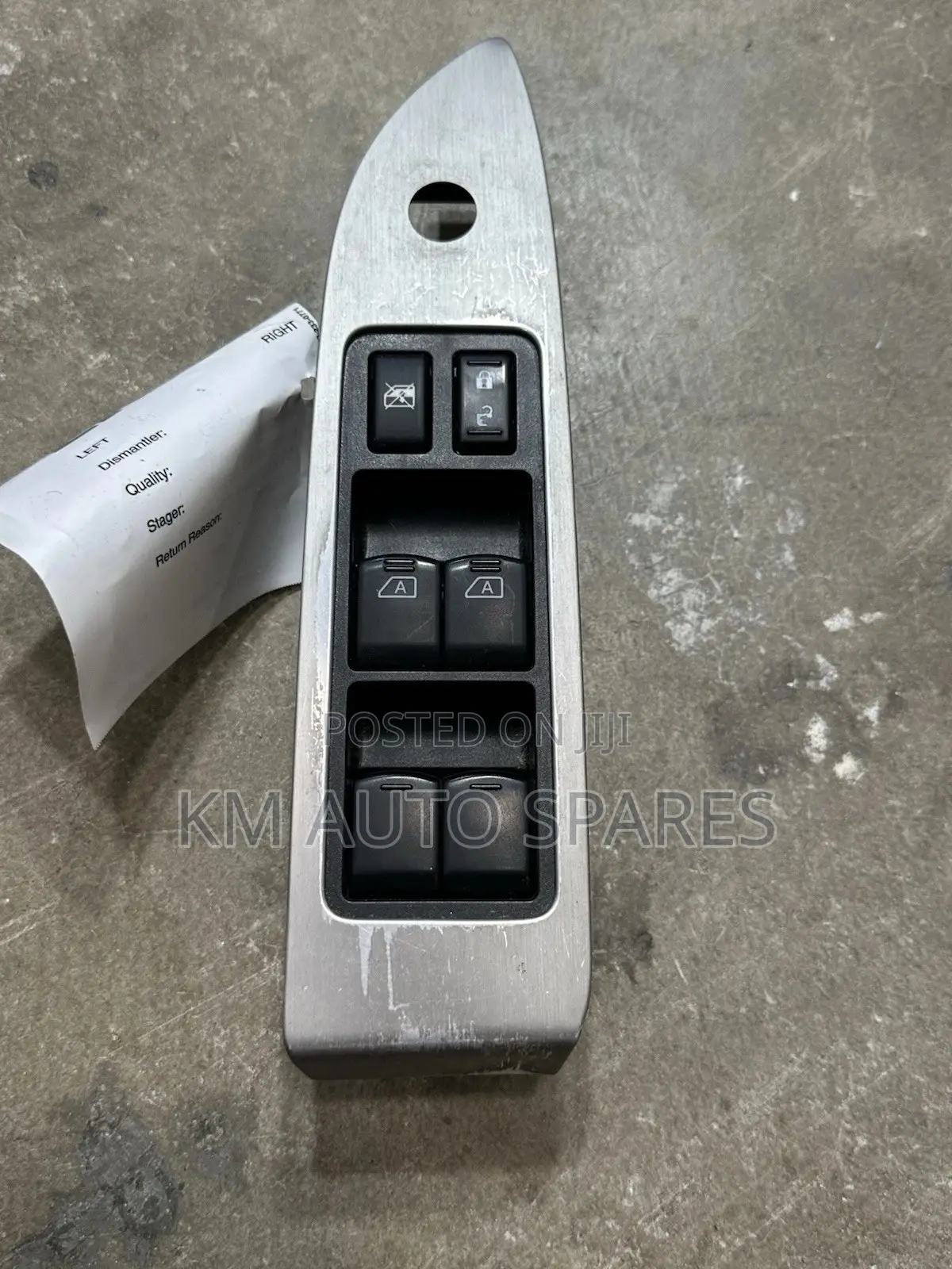 Nissan Murano Main Power Window Switch.