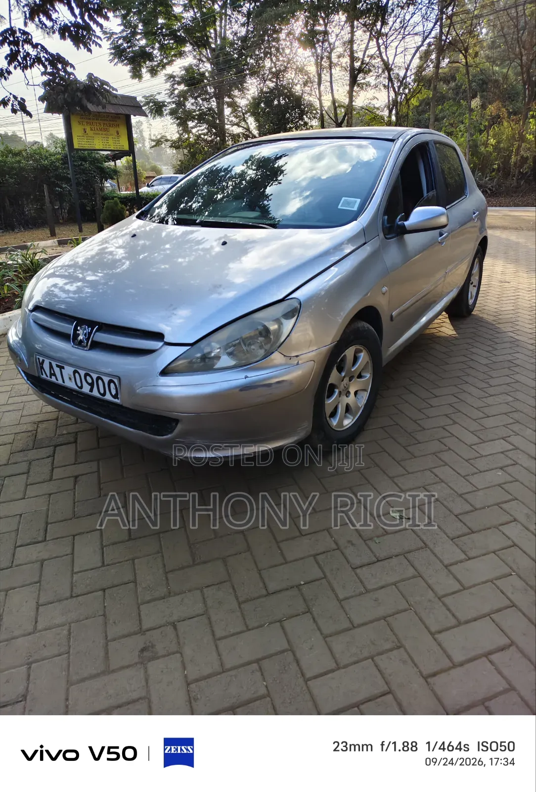 Peugeot 307 1.6 Premium 2005 Gray